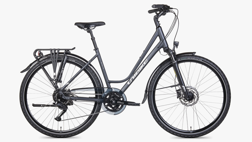 Rower Unibike VOYAGER damski SZARY