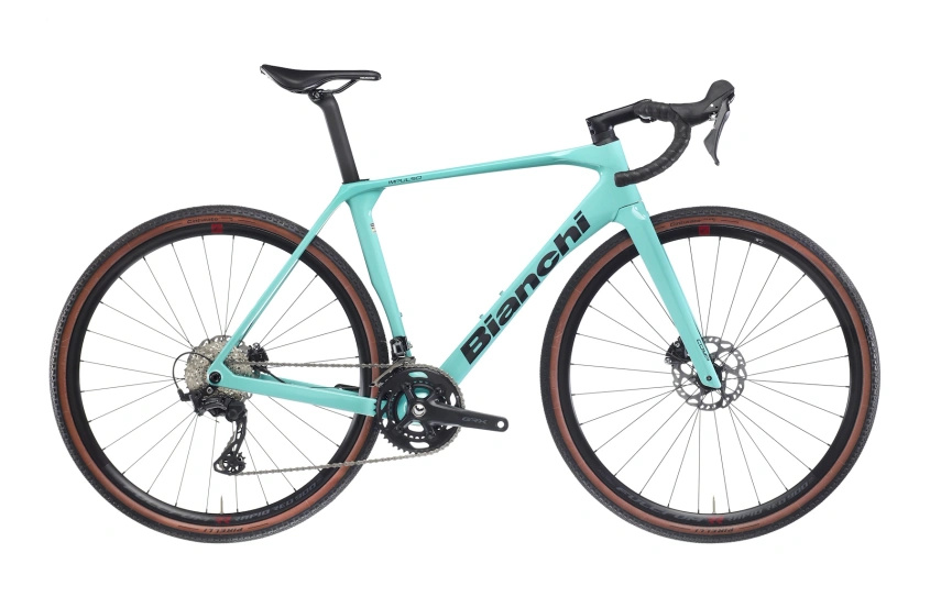 Rower BIANCHI IMPULSO COMP GRX 610/820 2x12   CK16 / Logo Graphite Glossy