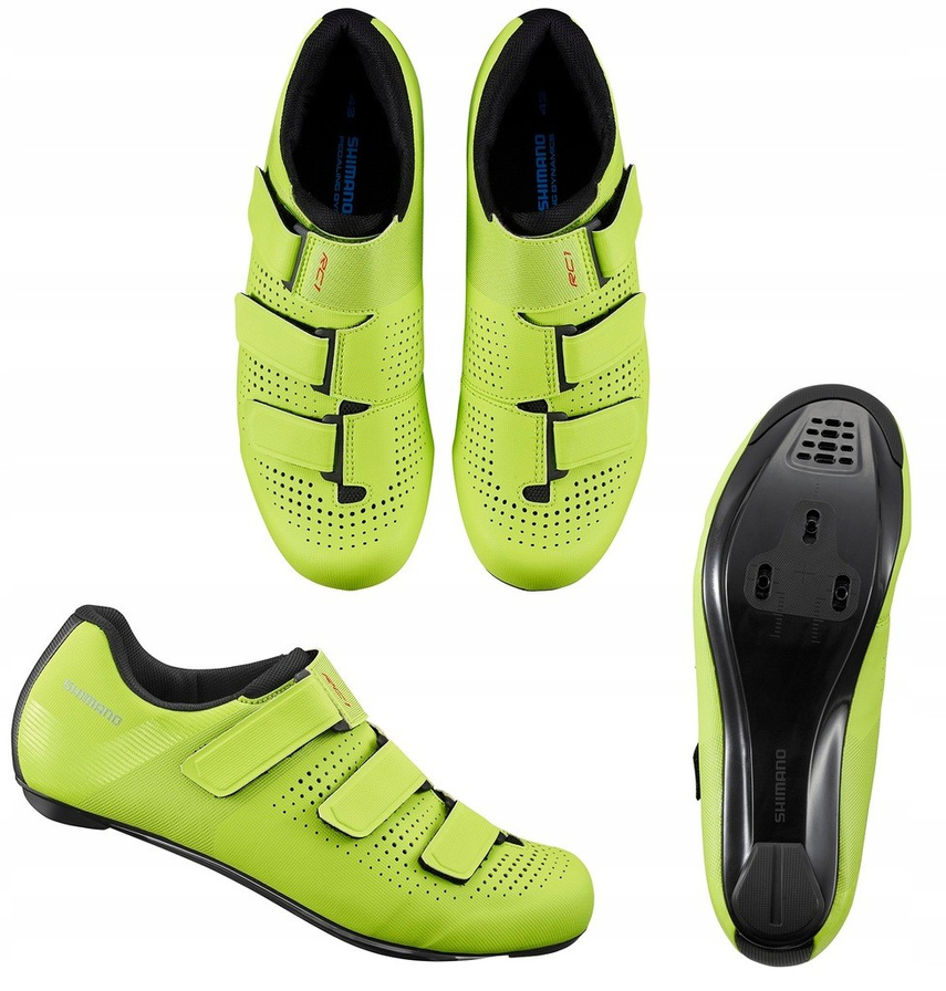 Buty szosowe SHIMANO SH-RC100M Żółte 43.0