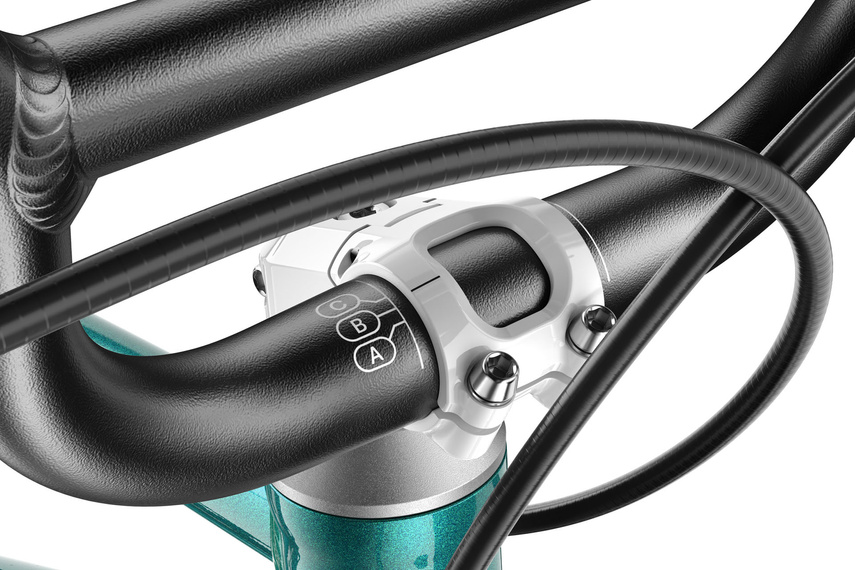 (new) Rower woom GO 3 metallic turquoise