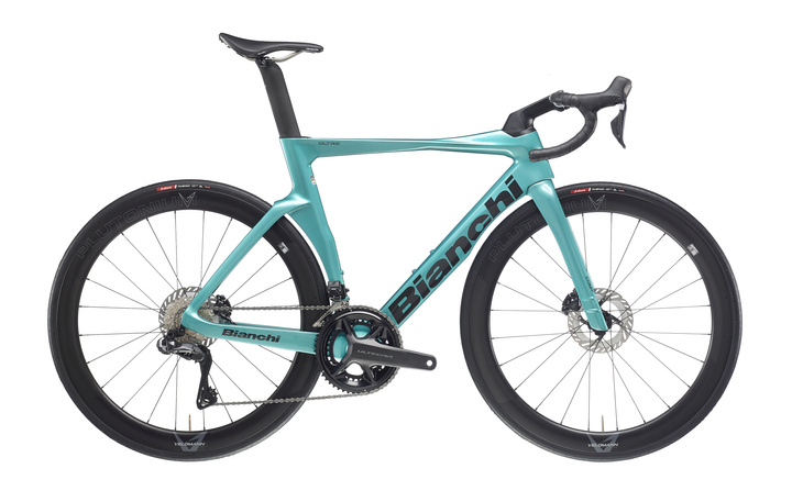 Rower BIANCHI  OLTRE Comp Ultegra Di2 ZN – Metallic Celeste / Black – Full Glossy