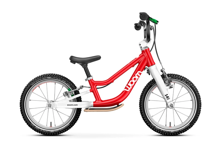 Rower 2025 dziecięcy woom 1 Plus red